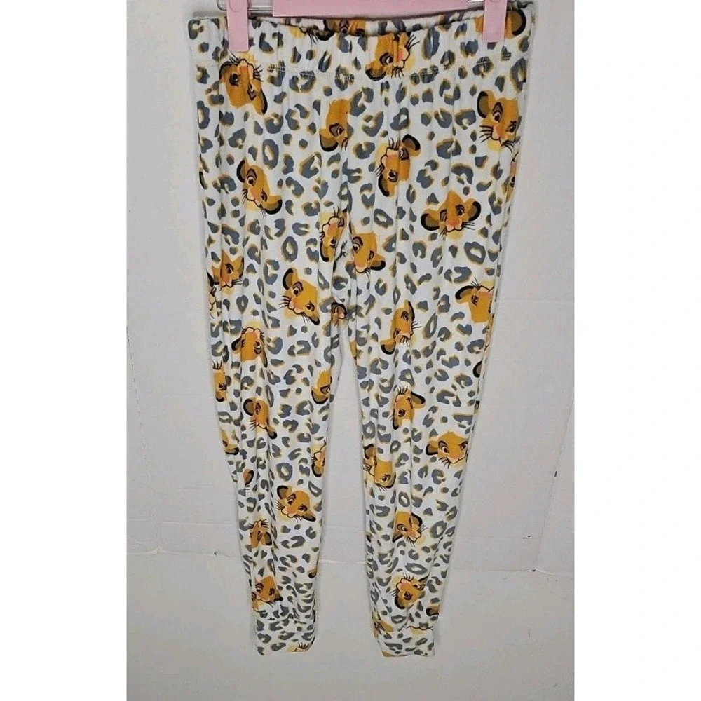 Disney The Lion King Simba 2 Pc Pajama Set Womens Sz XS White‎ Soft Fleece Sleep - Picture 9 of 16
